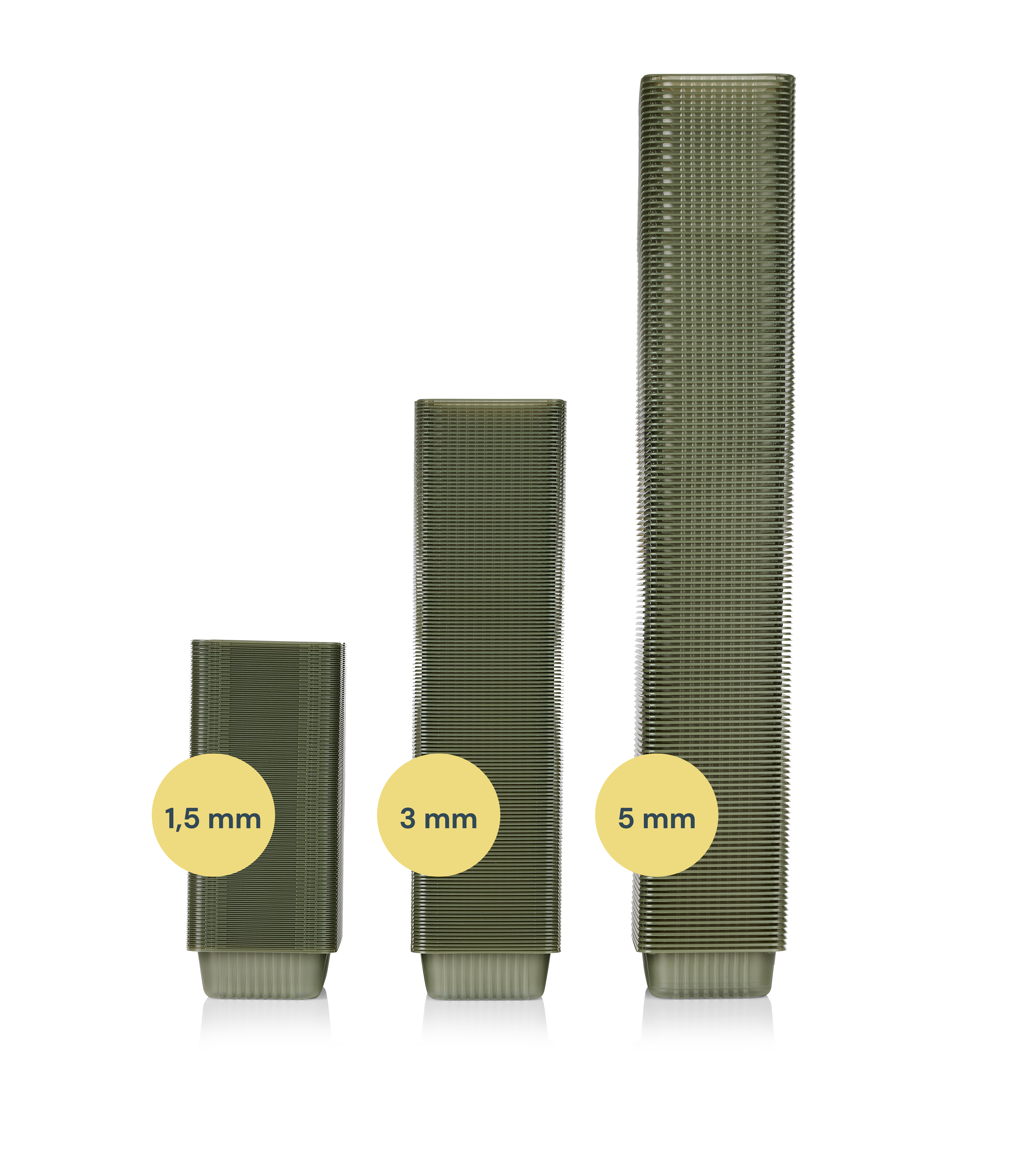 Green Evolve PET Stacking trays